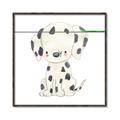 Picture of Dalmatian _GroupedProduct_Square_Mini_ _GroupedProduct_Square_Canvas_Framed_