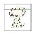 Picture of Dalmatian _GroupedProduct_Square_Mini_ _GroupedProduct_Square_Canvas_Framed_