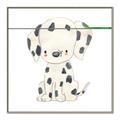 Picture of Dalmatian _GroupedProduct_Square_Mini_ _GroupedProduct_Square_Canvas_Framed_