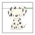 Picture of Dalmatian _GroupedProduct_Square_Mini_ _GroupedProduct_Square_Canvas_Framed_