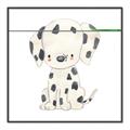Picture of Dalmatian _GroupedProduct_Square_Mini_ _GroupedProduct_Square_Canvas_Framed_