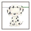 Picture of Dalmatian _GroupedProduct_Square_Mini_ _GroupedProduct_Square_Canvas_Framed_