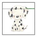Picture of Dalmatian _GroupedProduct_Square_Mini_ _GroupedProduct_Square_Canvas_Framed_