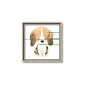 Picture of Beagle _GroupedProduct_Square_Mini_ _GroupedProduct_Square_Canvas_Framed_