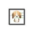 Picture of Beagle _GroupedProduct_Square_Mini_ _GroupedProduct_Square_Canvas_Framed_