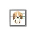 Picture of Beagle _GroupedProduct_Square_Mini_ _GroupedProduct_Square_Canvas_Framed_