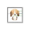 Picture of Beagle _GroupedProduct_Square_Mini_ _GroupedProduct_Square_Canvas_Framed_