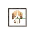 Picture of Beagle _GroupedProduct_Square_Mini_ _GroupedProduct_Square_Canvas_Framed_