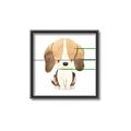 Picture of Beagle _GroupedProduct_Square_Mini_ _GroupedProduct_Square_Canvas_Framed_