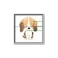 Picture of Beagle _GroupedProduct_Square_Mini_ _GroupedProduct_Square_Canvas_Framed_