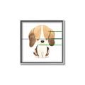 Picture of Beagle _GroupedProduct_Square_Mini_ _GroupedProduct_Square_Canvas_Framed_