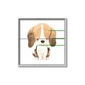 Picture of Beagle _GroupedProduct_Square_Mini_ _GroupedProduct_Square_Canvas_Framed_