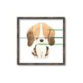 Picture of Beagle _GroupedProduct_Square_Mini_ _GroupedProduct_Square_Canvas_Framed_