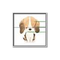 Picture of Beagle _GroupedProduct_Square_Mini_ _GroupedProduct_Square_Canvas_Framed_