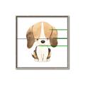 Picture of Beagle _GroupedProduct_Square_Mini_ _GroupedProduct_Square_Canvas_Framed_