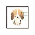 Picture of Beagle _GroupedProduct_Square_Mini_ _GroupedProduct_Square_Canvas_Framed_