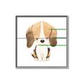 Picture of Beagle _GroupedProduct_Square_Mini_ _GroupedProduct_Square_Canvas_Framed_