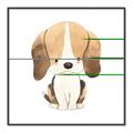Picture of Beagle _GroupedProduct_Square_Mini_ _GroupedProduct_Square_Canvas_Framed_