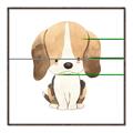 Picture of Beagle _GroupedProduct_Square_Mini_ _GroupedProduct_Square_Canvas_Framed_