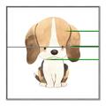 Picture of Beagle _GroupedProduct_Square_Mini_ _GroupedProduct_Square_Canvas_Framed_