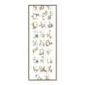 Picture of Woodland animals Alphabet _GroupedProduct_Panel_Portrait_Mini_ _GroupedProduct_Panel_Portrait_Canvas_Framed_