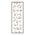 Picture of Woodland animals Alphabet _GroupedProduct_Panel_Portrait_Mini_ _GroupedProduct_Panel_Portrait_Canvas_Framed_