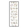 Picture of Woodland animals Alphabet _GroupedProduct_Panel_Portrait_Mini_ _GroupedProduct_Panel_Portrait_Canvas_Framed_