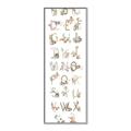 Picture of Woodland animals Alphabet _GroupedProduct_Panel_Portrait_Mini_ _GroupedProduct_Panel_Portrait_Canvas_Framed_