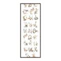 Picture of Woodland animals Alphabet _GroupedProduct_Panel_Portrait_Mini_ _GroupedProduct_Panel_Portrait_Canvas_Framed_