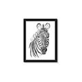 Picture of Sketched Zebras _GroupedProduct_Rectangle_Portrait_Mini_ _GroupedProduct_Rectangle_Portrait_Framed_Matted_