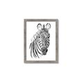 Picture of Sketched Zebras _GroupedProduct_Rectangle_Portrait_Mini_ _GroupedProduct_Rectangle_Portrait_Framed_Matted_