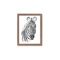 Picture of Sketched Zebras _GroupedProduct_Rectangle_Portrait_Mini_ _GroupedProduct_Rectangle_Portrait_Framed_Matted_