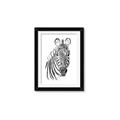 Picture of Sketched Zebras _GroupedProduct_Rectangle_Portrait_Mini_ _GroupedProduct_Rectangle_Portrait_Framed_Matted_