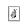 Picture of Sketched Zebras _GroupedProduct_Rectangle_Portrait_Mini_ _GroupedProduct_Rectangle_Portrait_Framed_Matted_