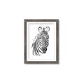 Picture of Sketched Zebras _GroupedProduct_Rectangle_Portrait_Mini_ _GroupedProduct_Rectangle_Portrait_Framed_Matted_