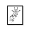 Picture of Sketched Giraffe _GroupedProduct_Rectangle_Portrait_Mini_ _GroupedProduct_Rectangle_Portrait_Framed_Matted_