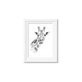 Picture of Sketched Giraffe _GroupedProduct_Rectangle_Portrait_Mini_ _GroupedProduct_Rectangle_Portrait_Framed_Matted_