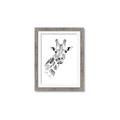 Picture of Sketched Giraffe _GroupedProduct_Rectangle_Portrait_Mini_ _GroupedProduct_Rectangle_Portrait_Framed_Matted_