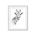 Picture of Sketched Giraffe _GroupedProduct_Rectangle_Portrait_Mini_ _GroupedProduct_Rectangle_Portrait_Framed_Matted_