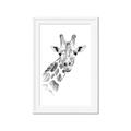 Picture of Sketched Giraffe _GroupedProduct_Rectangle_Portrait_Mini_ _GroupedProduct_Rectangle_Portrait_Framed_Matted_
