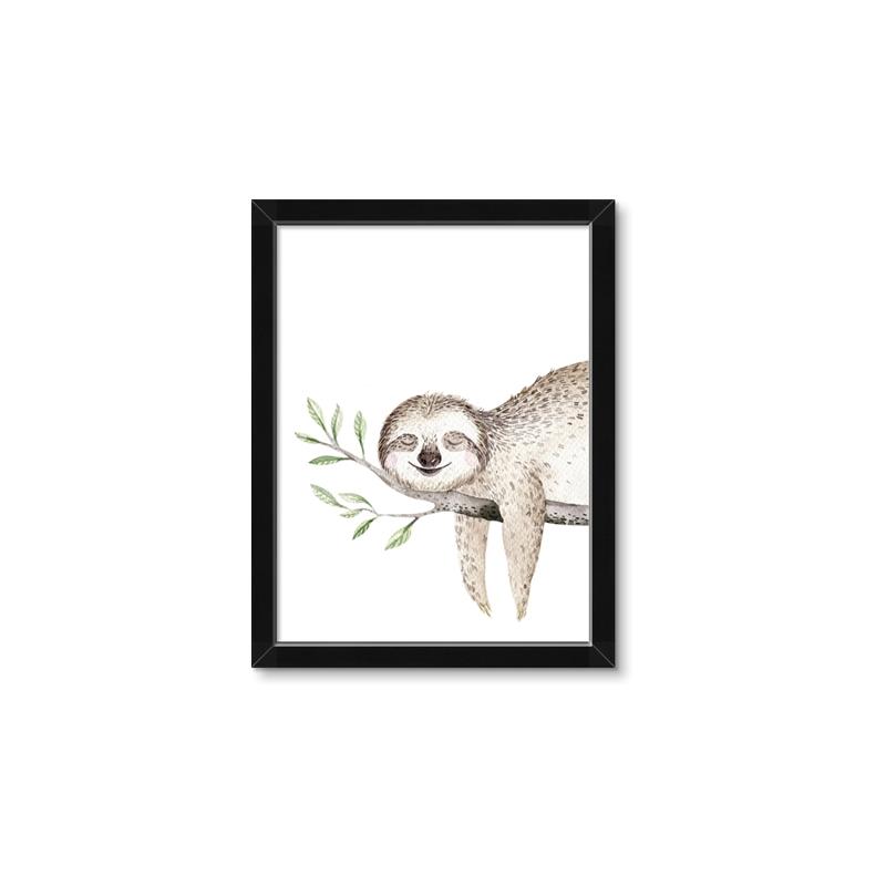 Picture of Kid sloth _GroupedProduct_Rectangle_Portrait_Mini_ _GroupedProduct_Rectangle_Portrait_Framed_Matted_