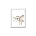 Picture of Kid sloth _GroupedProduct_Rectangle_Portrait_Mini_ _GroupedProduct_Rectangle_Portrait_Framed_Matted_