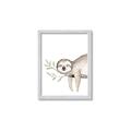 Picture of Kid sloth _GroupedProduct_Rectangle_Portrait_Mini_ _GroupedProduct_Rectangle_Portrait_Framed_Matted_