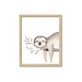 Picture of Kid sloth _GroupedProduct_Rectangle_Portrait_Mini_ _GroupedProduct_Rectangle_Portrait_Framed_Matted_