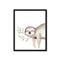 Picture of Kid sloth _GroupedProduct_Rectangle_Portrait_Mini_ _GroupedProduct_Rectangle_Portrait_Framed_Matted_