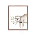 Picture of Kid sloth _GroupedProduct_Rectangle_Portrait_Mini_ _GroupedProduct_Rectangle_Portrait_Framed_Matted_