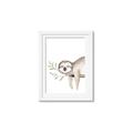 Picture of Kid sloth _GroupedProduct_Rectangle_Portrait_Mini_ _GroupedProduct_Rectangle_Portrait_Framed_Matted_