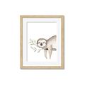 Picture of Kid sloth _GroupedProduct_Rectangle_Portrait_Mini_ _GroupedProduct_Rectangle_Portrait_Framed_Matted_