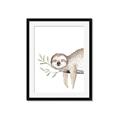 Picture of Kid sloth _GroupedProduct_Rectangle_Portrait_Mini_ _GroupedProduct_Rectangle_Portrait_Framed_Matted_