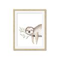 Picture of Kid sloth _GroupedProduct_Rectangle_Portrait_Mini_ _GroupedProduct_Rectangle_Portrait_Framed_Matted_